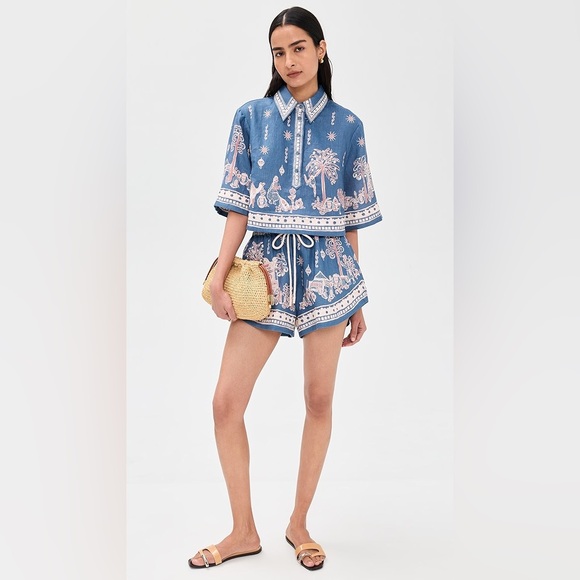 Alemais Acacia Linen Shorts - Picture 7 of 11